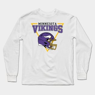 Retro Vikings Long Sleeve T-Shirt